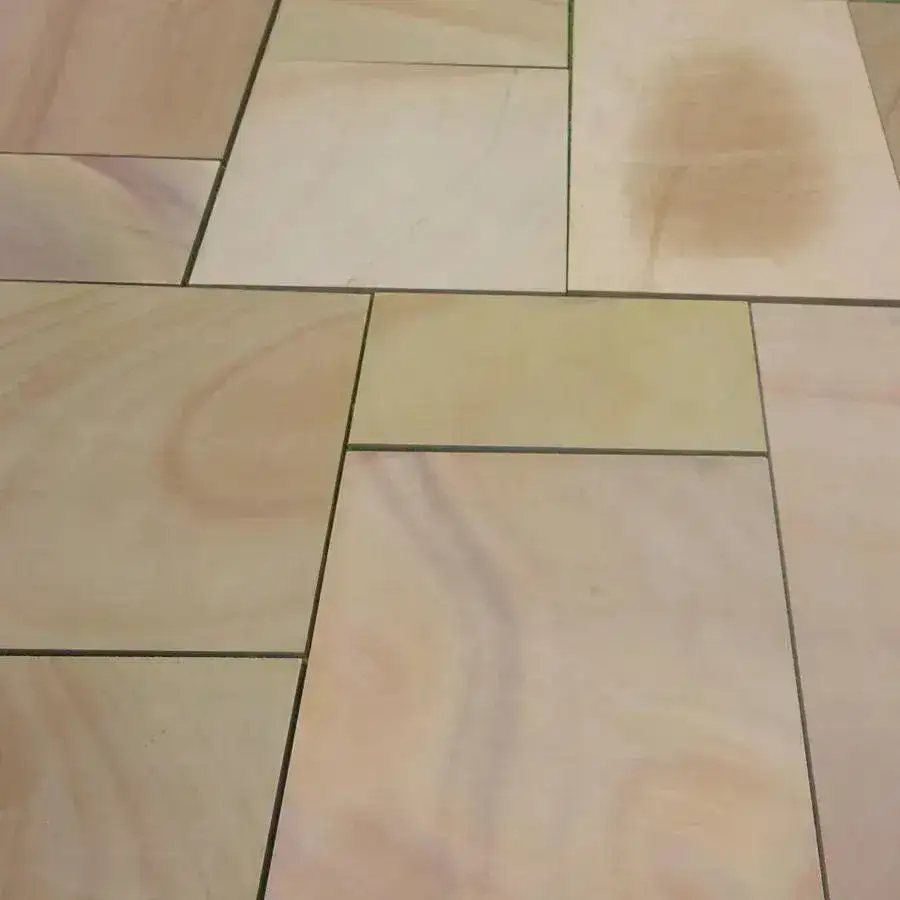 Rippon Buff Smooth Indian Sandstone Sawn & Honed Patio Packs From £26.62/m2 - Image 3