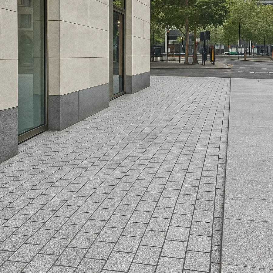 Sawn Granite Setts Silver Grey Edging Stones 100x100x50mm From £46.89/m2 - Image 4