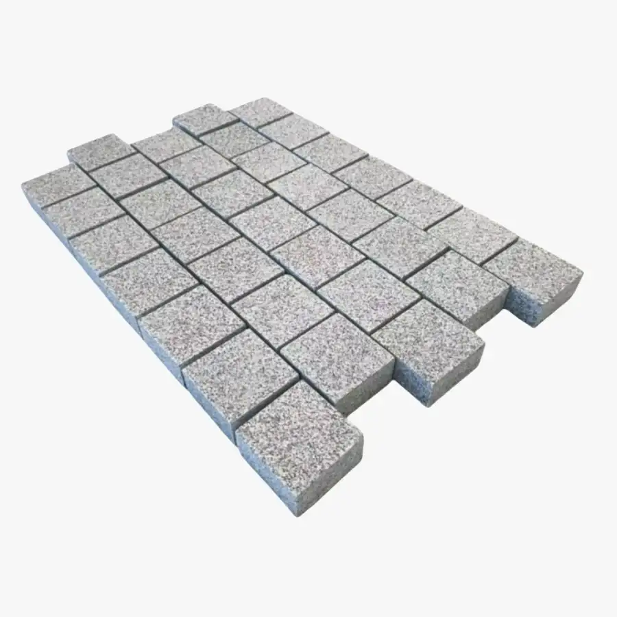 Sawn Granite Setts Silver Grey Edging Stones 100x100x50mm From £46.89/m2 - Image 5