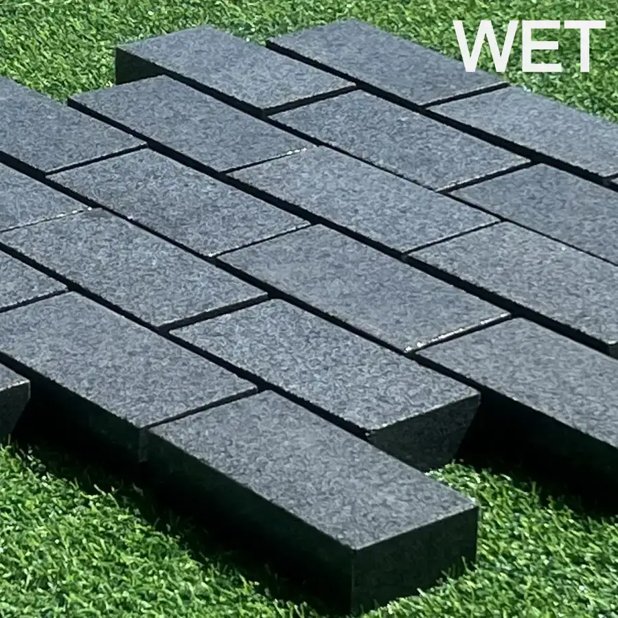 Sawn Granite Setts Mid Grey Flamed 200x100x50mm From £58.11/m2 - Image 3