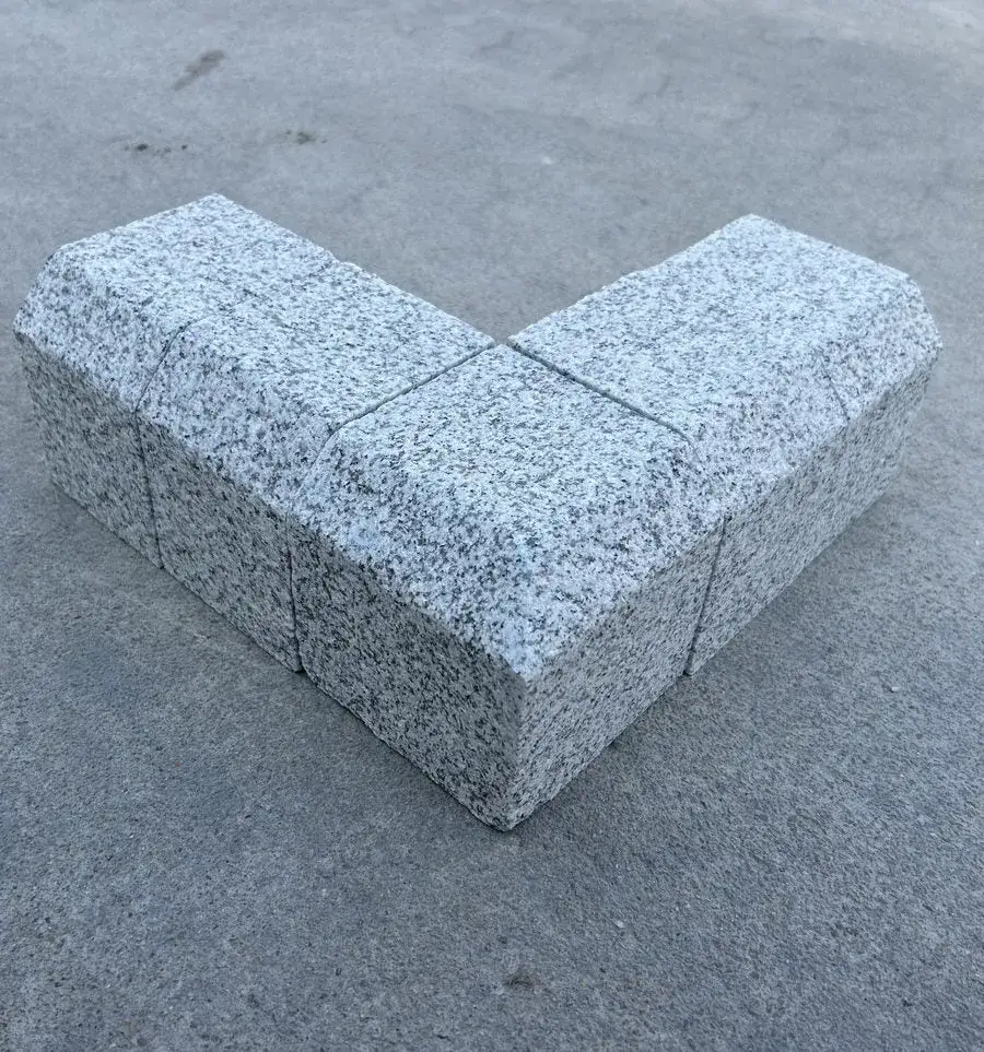 Granite Block Kerbs, Silver Granite Edgings 125x125x100 From £2.71 - Image 3