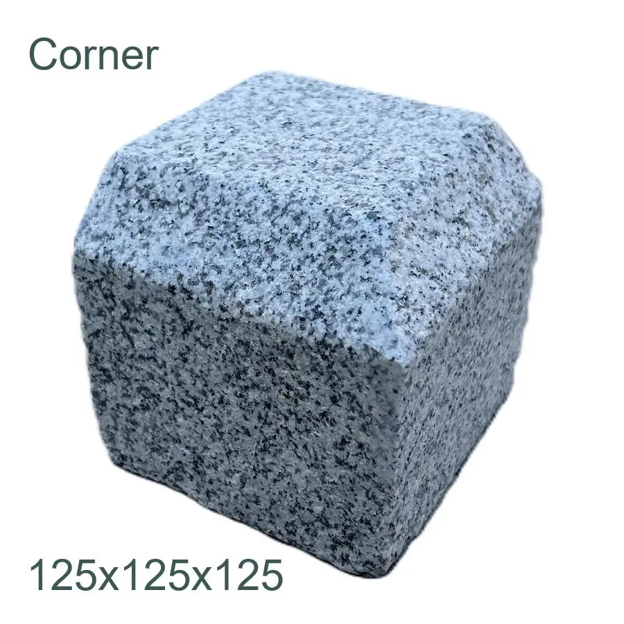 Granite Block Kerbs, Silver Granite Edgings 125x125x100 From £2.71 - Image 4