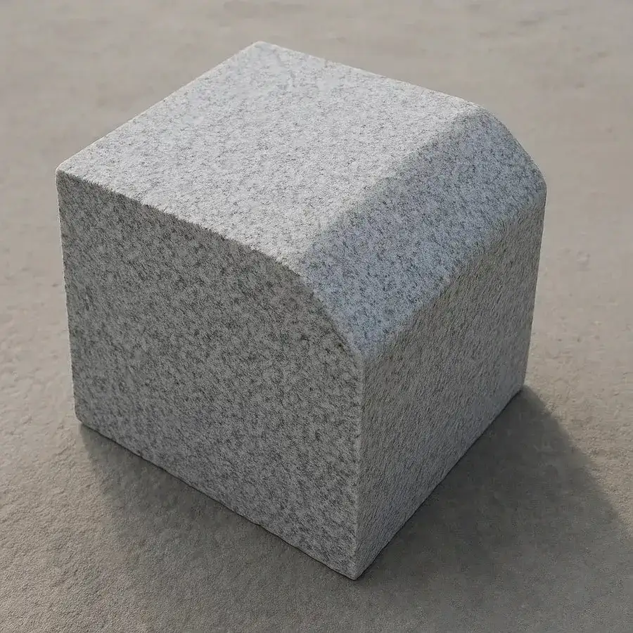 Granite Block Kerbs, Silver Granite Edgings 125x125x100 From £2.71 - Image 5