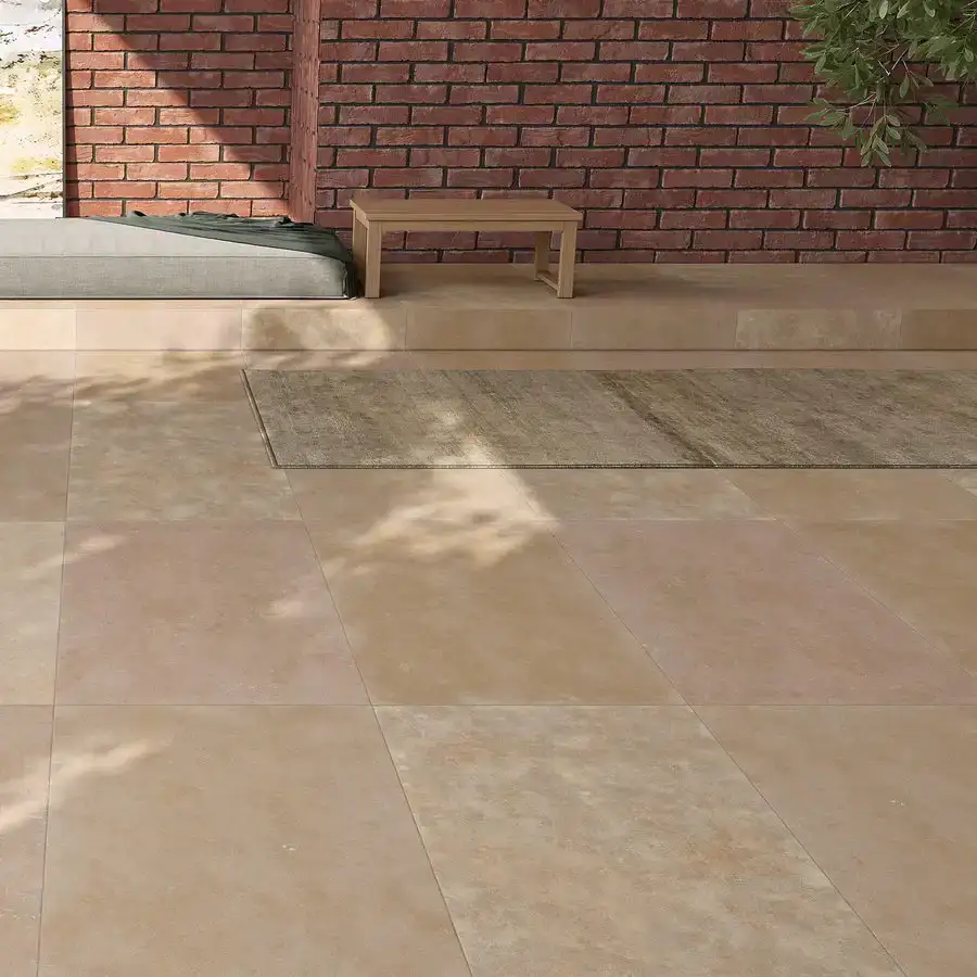 Sinai Pearl Limestone Porcelain Paving 900x600x20 From £19.15/m2 - Image 3