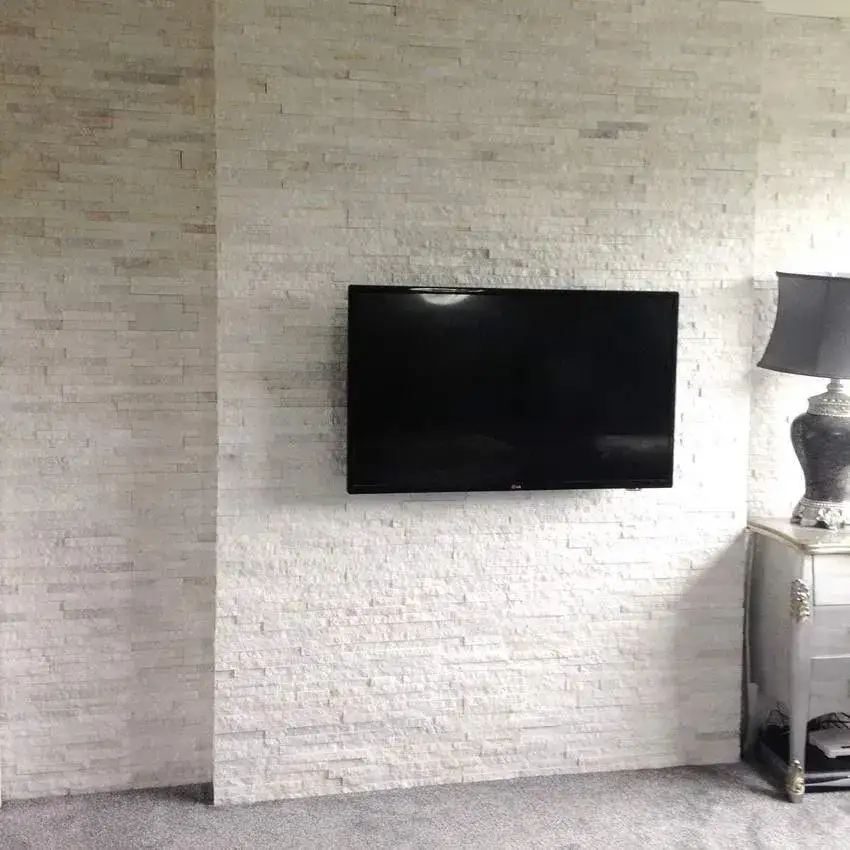 White Quartz Sparkle Split Face Tiles 360x100 From £28.19/m2 - Image 7