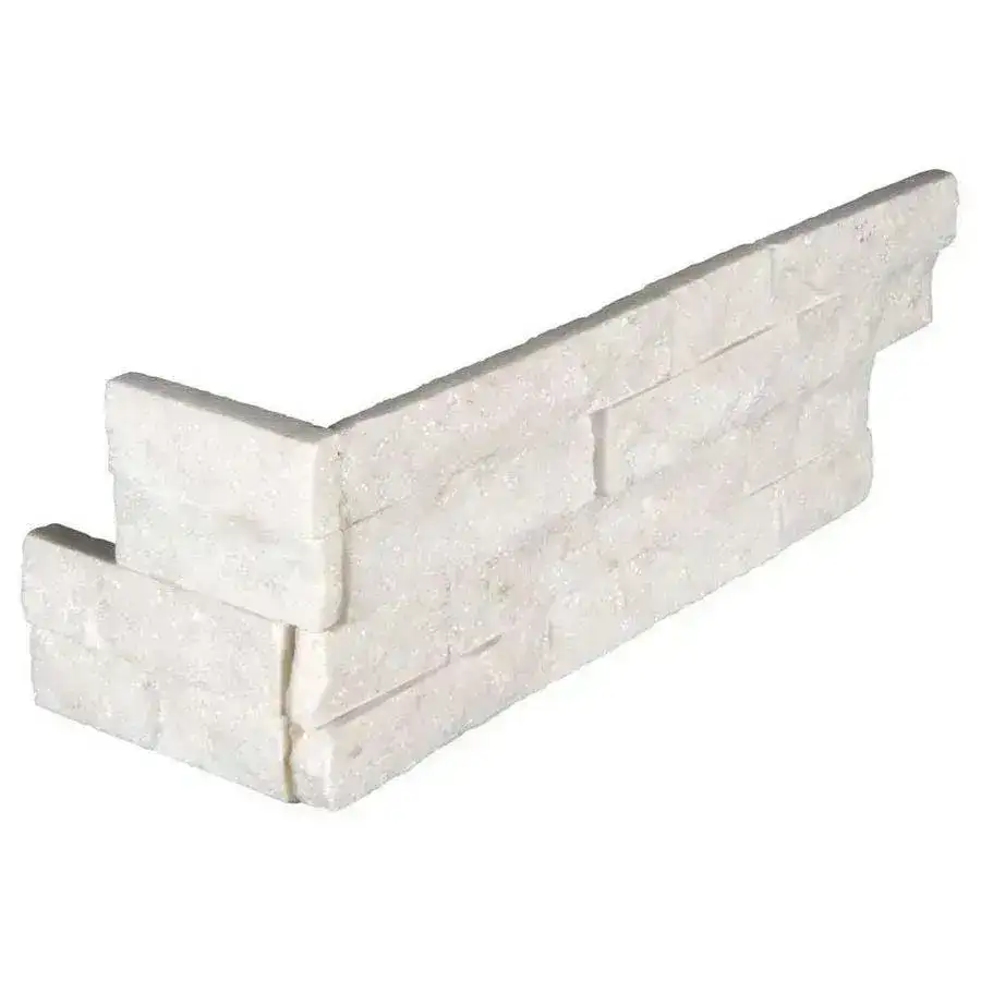 Sparkle White Quartz Split Face Tiles 550x150 From £30.19/m2 - Image 5