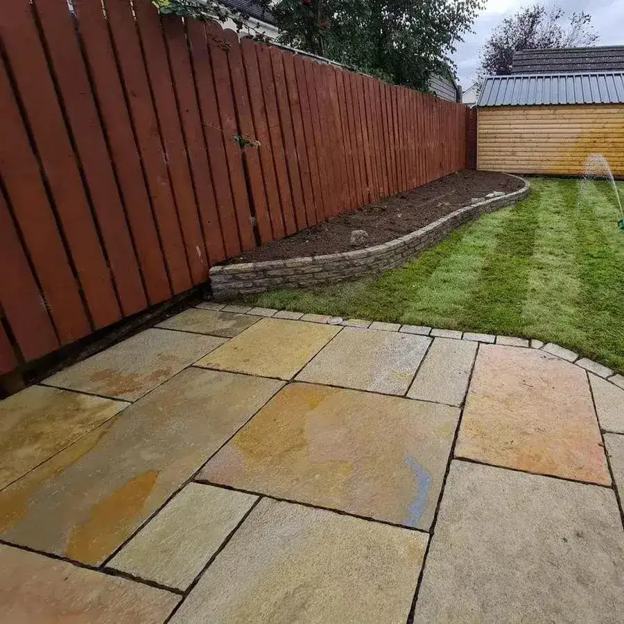 Tandur Yellow Limestone Tumbled 600x600 22mm Cal. From £25.20/m2 - Image 4