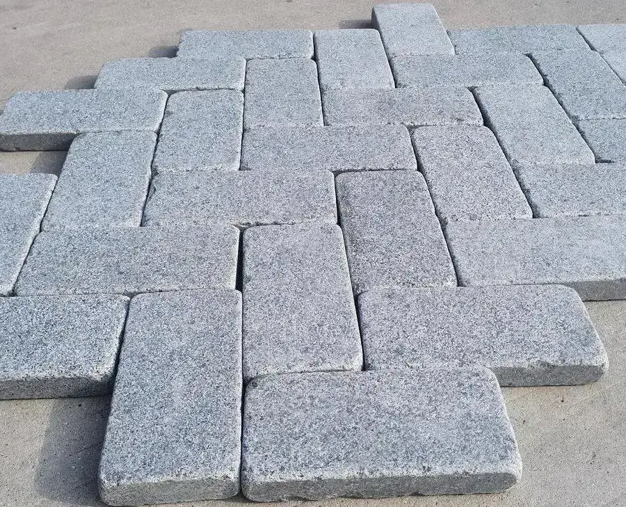 Tumbled Granite Setts Edging Stone Blue Grey 200x100x30mm From £45.59/m2 - Image 3