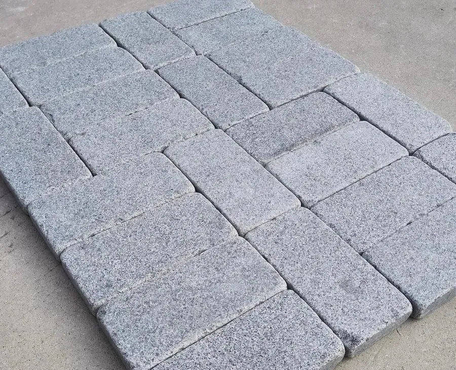 Tumbled Granite Setts Edging Stone Blue Grey 200x100x30mm From £45.59/m2 - Image 4