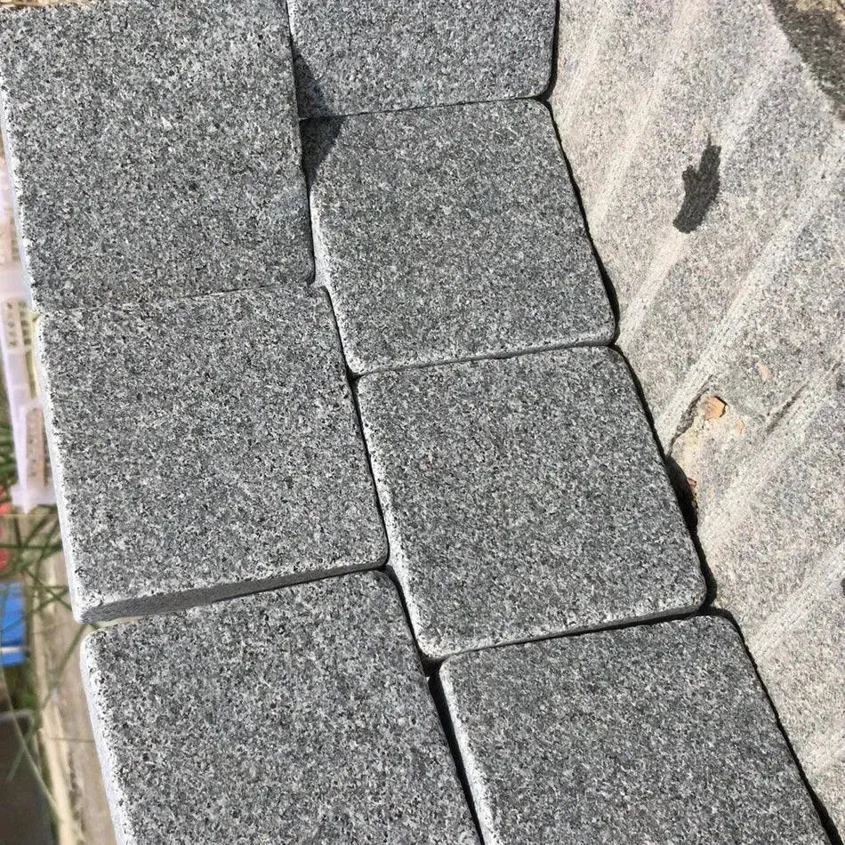 Tumbled Granite Edging Setts Blue Black 100x100x30mm From £45.59/m2 - Image 5